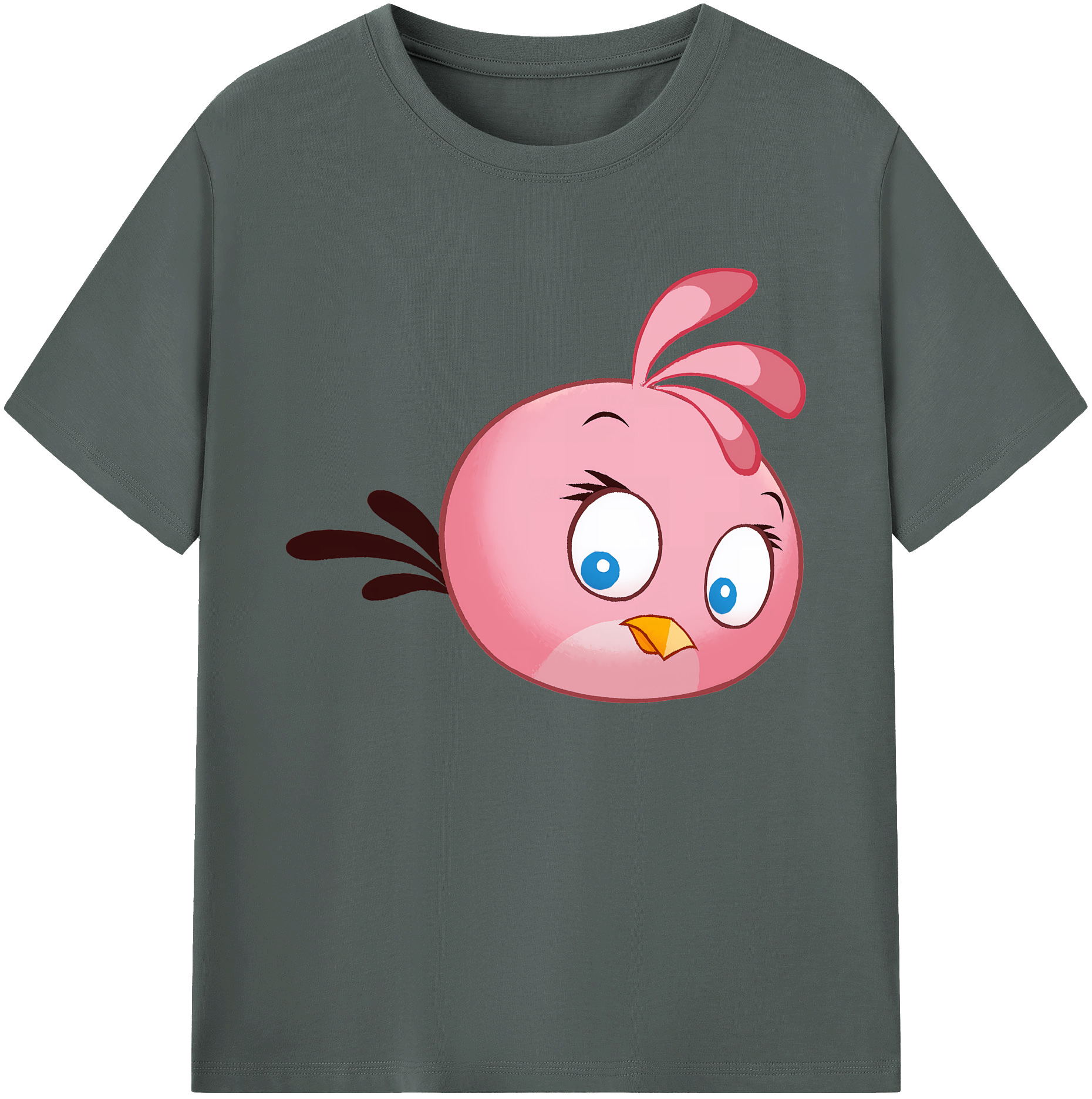 （画像用） Angry Birds アングリーバード 綿100％ メンズ半袖Tシャツ｜肌触りやわらか＆通気性